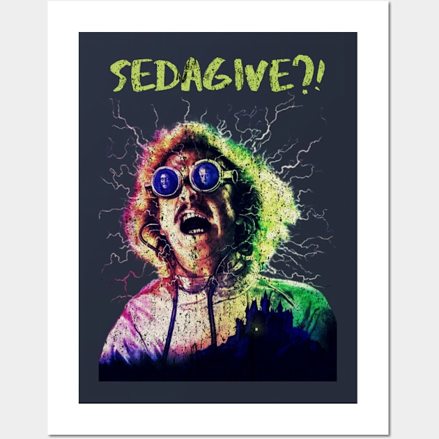 sedagive vintage Wall Art by Draw One Last Breath Horror 